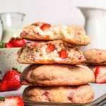 Strawberry Cheesecake Cookies (Candy & Stuffed!)
