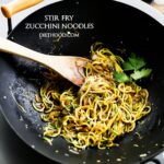 Stir Fry Zucchini Noodles Recipe